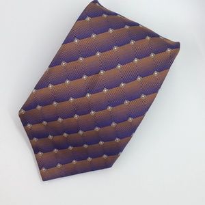 Nautica Geometric Iridescent Purple Necktie